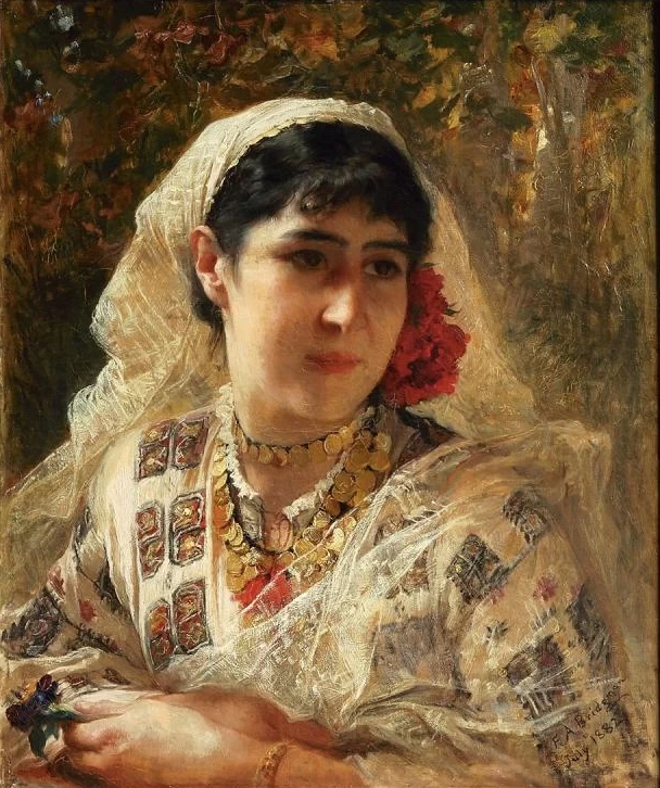 Signora ruena in camicia, 1882